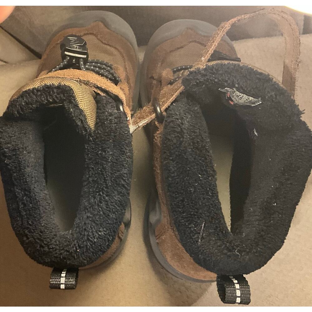 KEEN Hiking Winter Boots Youth 11 Brown Keen-Warm -4° Non Skid Contour Arch - Picture 8 of 11